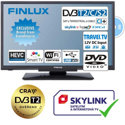 TV24FDM5760-T2 SAT DVD SMART WIFI 12V další informace