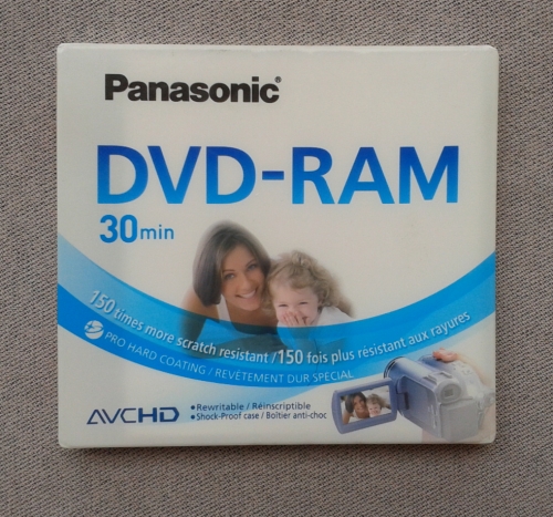 Disk DVD-RAM 30min 8cm další informace